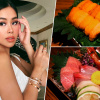 Mục sở thị bữa tiệc Sashimi cao cấp tại gia của Tiên Nguyễn