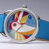 Đồng hồ Hermès “thêu” sợi tơ tằm và đính 82 viên kim cương