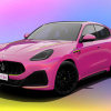 Maserati và Barbie hợp tác cho chiếc SUV màu hồng neon rực rỡ