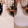 Cặp “vợ chồng son” Nicola Peltz và Brooklyn Beckham trong lễ cưới