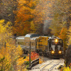 Hành trình bằng tàu cổ điển ngắm cảnh mùa thu kéo dài 5,5 giờ qua New Hampshire