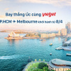 Bay thẳng đến Úc cùng Vietjet Air