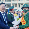 Hào hứng trong ngày nhập ngũ tại tỉnh Ninh Thuận, Khánh Hòa, Đà Nẵng, Quảng Nam