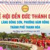 Tp Thanh Hoá: Độc đáo lễ hội đền Đức Thánh Cả làng Đông Sơn, phường Hàm Rồng