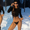 H'Hen Niê mặc bikini hở bạo cực "cháy" giữa trời tuyết Phần Lan, ở Việt Nam còn thấy "khét lẹt"
