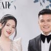 Bà xã cầu thủ Quang Hải mặc đầm cưới nào trong bộ ảnh cưới?