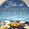 Biển cả trên bàn tiệc tại nhà hàng Thai Village