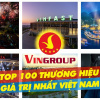 6 thương hiệu của Vingroup vào top 100 thương hiệu giá trị nhất Việt Nam