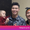 Duy Mạnh bế con trai đến xem Táo Quân 2025