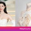 Áo dài đính 200 viên đá Swarovski của Phương Nhi