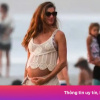 Siêu mẫu Gisele Bundchen khoe bụng bầu