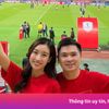 Vợ chồng Đỗ Mỹ Linh sang Thái Lan cổ vũ tuyển Việt Nam