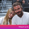 Con gái David Beckham được chú ý khi đi xem bóng rổ