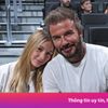 Con gái David Beckham được chú ý khi đi xem bóng rổ