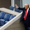 Rolex toan tính gì khi gặp ông Trump ở khán đài US Open