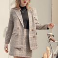 Chất liệu kaki blazer caro