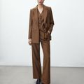 suit kaki Massimo Dutti