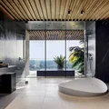 Thiết kế nội thất đẹp lạ cùng bồn tắm chìm, biến phòng tắm thành spa sang chảnh-9