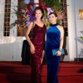 Miss Hoa Thái – Miss Earth Việt Nam 2020 cùng Hoa hậu Giáng My.