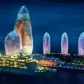 Vịnh Tam Á về đêm.