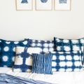 Shibori: Sắc chàm giản dị trong trang trí nhà cửa