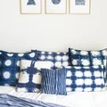 Shibori: Sắc chàm giản dị trong trang trí nhà cửa