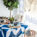 Shibori: Sắc chàm giản dị trong trang trí nhà cửa