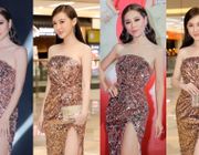 Đụng váy DAVID WONG, Nam Thư và Kelly tranh nhau gợi cảm
