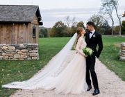 Con gái Bill Gates mặc váy cưới "cổ tích" của nhà Vera Wang