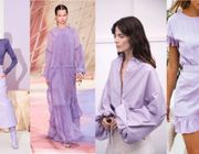 "Tím lilac" lên ngôi cho mùa mốt Thu Đông 2021/22