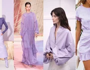 "Tím lilac" lên ngôi cho mùa mốt Thu Đông 2021/22