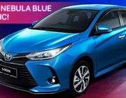 Toyota Vios 2022 có thêm màu ngoại thất xanh dương