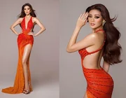Cận cảnh trang phục dạ hội của Khánh Vân tại chung kết Miss Universe