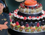 Tự tay làm một chiếc bánh sinh nhật sushi - Tưởng không dễ mà dễ không tưởng