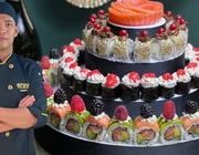 Tự tay làm một chiếc bánh sinh nhật sushi - Tưởng không dễ mà dễ không tưởng