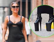 Lady Gaga xuống phố với giày cao gần 30cm