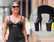 Lady Gaga xuống phố với giày cao gần 30cm