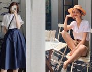 Gợi ý hay ho cho nàng yêu thích áo sơ mi tay ngắn