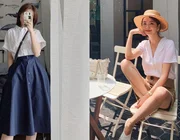 Gợi ý hay ho cho nàng yêu thích áo sơ mi tay ngắn