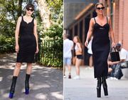 Cô gái đi dạo với mẫu giày cao 20 cm giống Lady Gaga