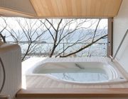 Thiết kế nội thất đẹp lạ cùng bồn tắm chìm, biến phòng tắm thành spa sang chảnh