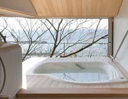 Thiết kế nội thất đẹp lạ cùng bồn tắm chìm, biến phòng tắm thành spa sang chảnh