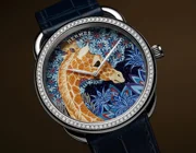 195 mảnh gỗ khảm thủ công trên mặt đồng hồ Hermès Arceau The Three Graces