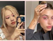 Kẻ mắt neon rực rỡ như Hailey Bieber và Rosé