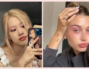 Kẻ mắt neon rực rỡ như Hailey Bieber và Rosé