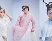 NTK Ivan Trần tung bộ ảnh áo dài đón Tết cùng "cặp mẫu nhí ruột"