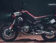Aprilia Tuareg 660 2022 có giá 418 triệu đồng ngang một chiếc xe hơi