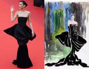 Bella Hadid quyền quý với thiết kế Versace tại thảm đỏ LHP Cannes