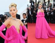LHP Cannes 2022 - Thảm đỏ nổi bật cùng dàn người đẹp lên đồ sắc hồng