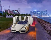 Ferrari Enzo màu trắng độc nhất thế giới xuất hiện trên sàn đấu giá